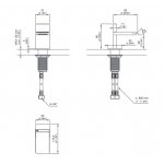 CEA Bar Bateria umywalkowa jednootworowa Satin Stainless Steel BAR31S