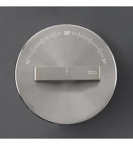CEA BAR Mieszacz termostatyczny ścienny element zewnętrzny Satin Stainless Steel TRM10S