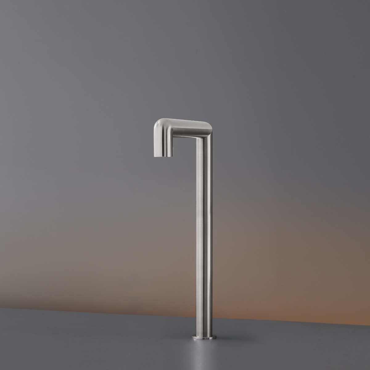 CEA Cartesio Wylewka obrotowa jednootworowa H40,5 cm Satin Stainless Steel CAR85S