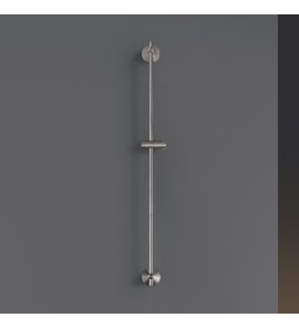 CEA Drążek prysznicowy z stożkowym uchwytem do słuchawki prysznicowej Satin Stainless Steel FRE73S