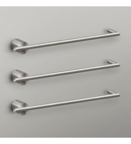 CEA Equilibrio Grzejnik elektryczny do ręczników 58 cm 3 elementy ścienny element zewnętrzny Satin Stainless Steel EQB03S
