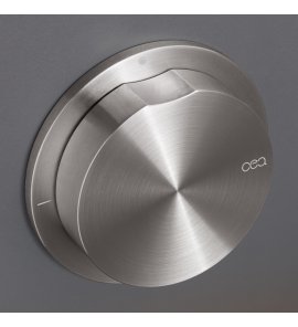 CEA Giotto Przełącznik ścienny 2/3-drożny element zewnętrzny Satin Stainless Steel DEV08S