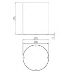 CEA Kosz na śmieci Satin Stainless Steel BSK01S