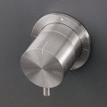 CEA Milo360 Przełącznik ścienny 2/3-drożny element zewnętrzny Satin Stainless Steel DEV07S