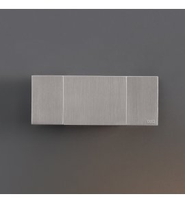 CEA Neutra Bateria prysznicowa ścienna element zewnętrzny Satin Stainless Steel NEU04S