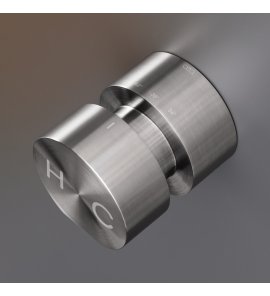 CEA Neutra Mieszacz termostatyczny ścienny z zaworem odcinającym element zewnętrzny Satin Stainless Steel NEU33S
