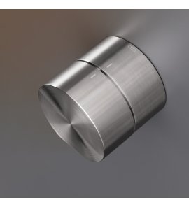 CEA Neutra Przełącznik ścienny 2-drożny element zewnętrzny Satin Stainless Steel NEU35S