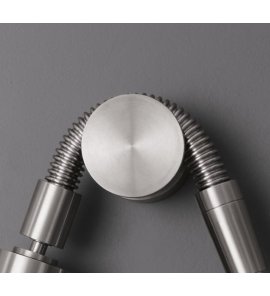 CEA Uchwyt do słuchawki prysznicowej z gumy silikonowej ścienny Satin Stainless Steel FLX07S