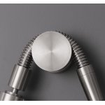 CEA Uchwyt do słuchawki prysznicowej z gumy silikonowej ścienny Satin Stainless Steel FLX07S