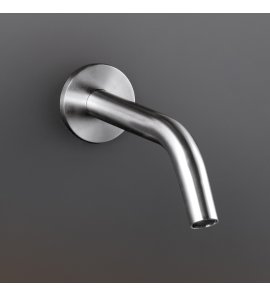 CEA Wylewka umywalkowa ścienna 16,5 cm element zewnętrzny Satin Stainless Steel FRE62S