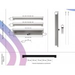 Cedor WALL PRO Odpływ ścienny 30-90 cm ( do wyboru ) super niski czarny F361-51697_20210427113056