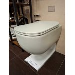    Cielo Era Miska bezrantowa/rimless wisząca z deską wolnoopadającą 53x36,5 pomice ERVSKPM+CPVERTFPM WYPRZEDAŻ EKSPOZYCJI!!