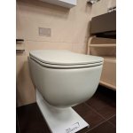    Cielo Era Miska bezrantowa/rimless wisząca z deską wolnoopadającą 53x36,5 pomice ERVSKPM+CPVERTFPM WYPRZEDAŻ EKSPOZYCJI!!