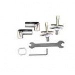 Cielo Fluid Zawiasy do deski wolnoopadającej Chrom FLCEF