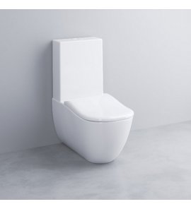 Cielo Fluid Zbiornik stojący do kompaktu Biały FLCM