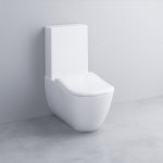 Cielo Fluid Zbiornik stojący do kompaktu Biały FLCM