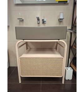      Cielo Marcel Zestaw Umywalka 70x50 + Szafka 72x50 + Szuflada 65x50 arenaria/frassino naturale ZESTAWMARCELAN WYPRZEDAŻ EKSPOZYCJI!!