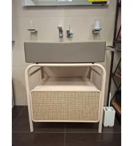      Cielo Marcel Zestaw Umywalka 70x50 + Szafka 72x50 + Szuflada 65x50 arenaria/frassino naturale ZESTAWMARCELAN WYPRZEDAŻ EKSPOZYCJI!!