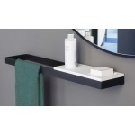 Cielo Półka z wgłębnieniem 12x30cm, prostokątna Biały ACMP3