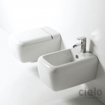 Cielo Shui Bidet wiszący 36x55 cm biały SHBSB