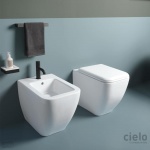Cielo Shui Comfort Bidet stojący 37,5x54 cm Biały SHCOBI