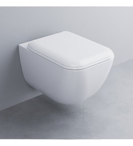 Cielo Shui Comfort WC wiszący 37,5x55 cm biały SHCOVSK