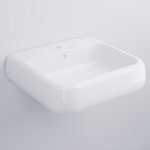 Cielo Shui Umywalka ścienna/nablatowa 54x48 cm biała SHLS54