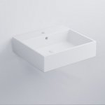 Cielo Smile Umywalka 50x46 cm prostokątna ścienna/stawiana Biały SMLAA50