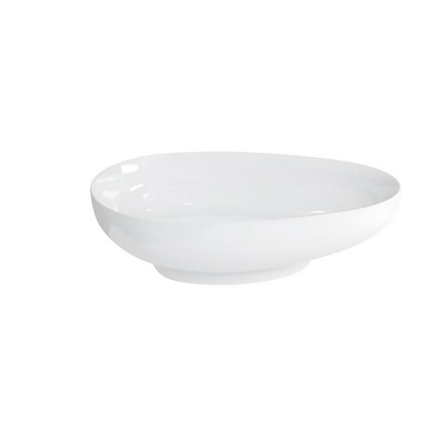 Clearwater Teardrop Umywalka stawiana na blat 55x35 cm biały B10ECS