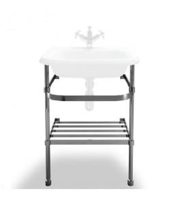 Burlington Chalfont Stelaż pod umywalkę 65x47 stal nierdzewna polerowana B8ES