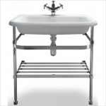 Burlington Chalfont Stelaż pod umywalkę 65x47 stal nierdzewna polerowana B8ES