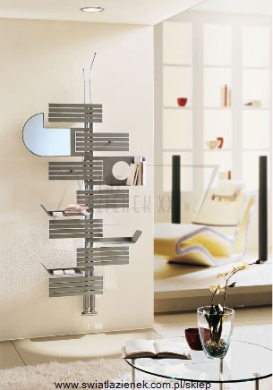Cordivari BABYLA grzejnik łazienkowy 1080 x 600 mm stal nierdzewna matowa 3551730130001