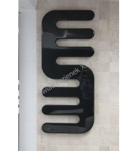 Cordivari Hand grzejnik dekoracyjny/łazienkowy 1200x514 mm kolor R13 czarny 3540806100011-R13