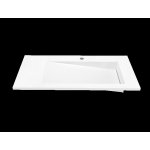 Cristalstone Linea Ideal Umywalka wpuszczana w blat biała U900-MBPOLB/CR