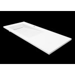 Cristalstone Linea Ideal Umywalka wpuszczana w blat biała U1100-MBLOLB/CR