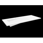 Cristalstone Linea Ideal Umywalka wpuszczana w blat biała U1100-MBLOLB/CR