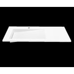 Cristalstone Linea Ideal Umywalka wpuszczana w blat biała U1100-MBLOLB/CR