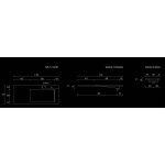 Cristalstone Linea Ideal Umywalka wpuszczana w blat biała U1100-MBPOLB/CR