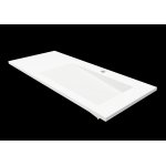 Cristalstone Linea Ideal Umywalka wpuszczana w blat biała U1100-MBPOLB/CR