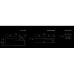 Cristalstone Linea Ideal Umywalka wpuszczana w blat biała U1300-MBPOLB/CR