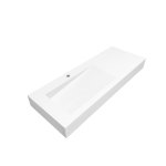 Cristalstone Linea Ideal Umywalka wpuszczana w blat biała U1200-MBLOLB