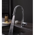 Crosswater Cucina Bateria kuchenna 1-otworowa z ukrytym wężem 2-strumieniowym chrom CO714DC