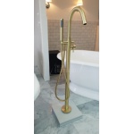 Crosswater MPRO Bateria wannowa wolnostojąca brushed brass PRO416FF