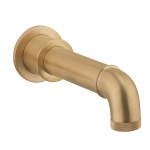 Crosswater MPRO Industrial Wylewka wannowa ścienna brushed brass PRI0370WUB