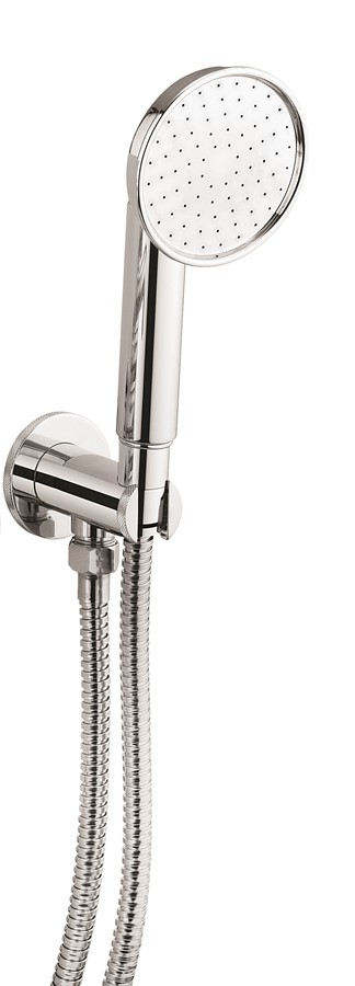 Crosswater MPRO Industrial Zestaw natryskowy ścienny z wężem i słuchawką chrom PRI963C