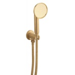 Crosswater MPRO Industrial Zestaw natryskowy ścienny z wężem i słuchawką brushed brass PRI963UB