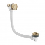 Crosswater MPRO Syfon wannowy odpływowo-przelewowy brushed brass PRO0355F+