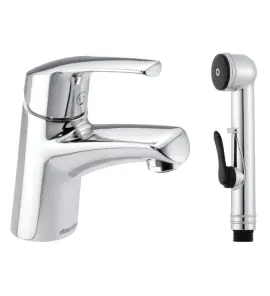 Damixa Rowan Bateria umywalkowa z rączką natryskową chrom 6703000