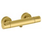 Damixa Silhouet Bateria prysznicowa termostatyczna szczotkowany mosiądz pvd 744007900