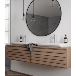  Damixa Silhouet Bateria umywalkowa 1-otworowa średnia stal 7493046